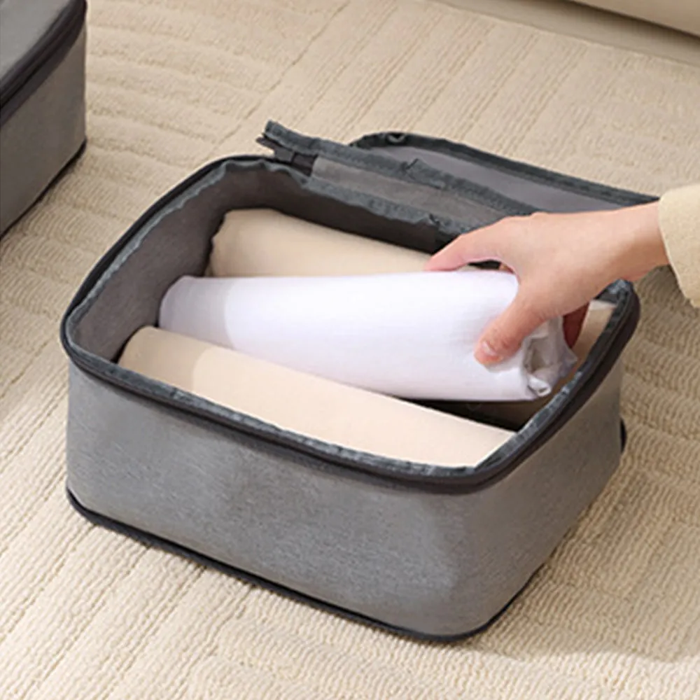 6Pcs Set Compression Packing Cubes Travel Packing Luggage Organizer Storage Bags for Suitcases