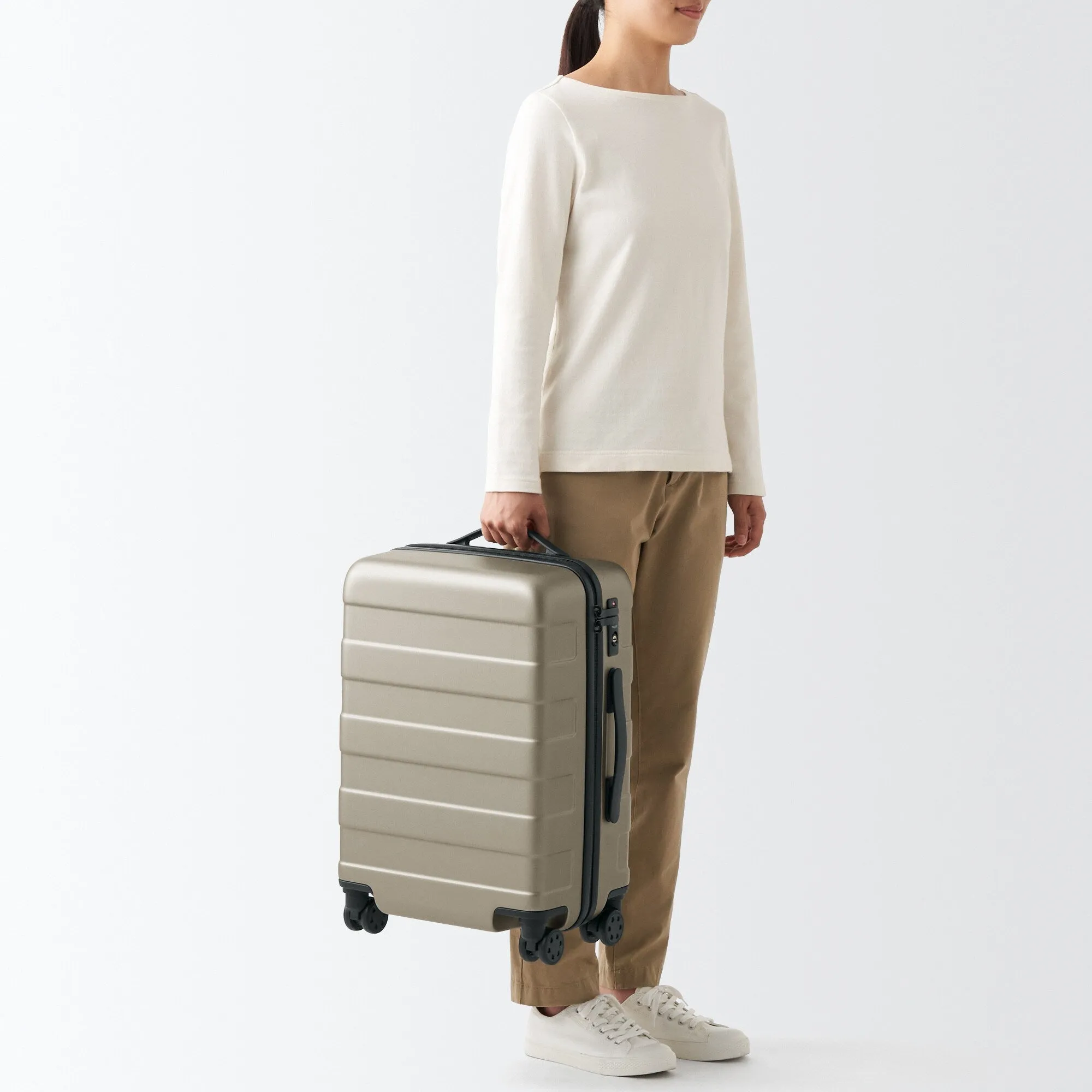 Adjustable Handle Hard Shell Suitcase 36L | Carry-On