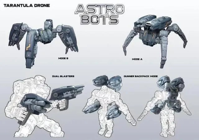 Astrobots A-03 Tarantula and Wasp (Set of 2)