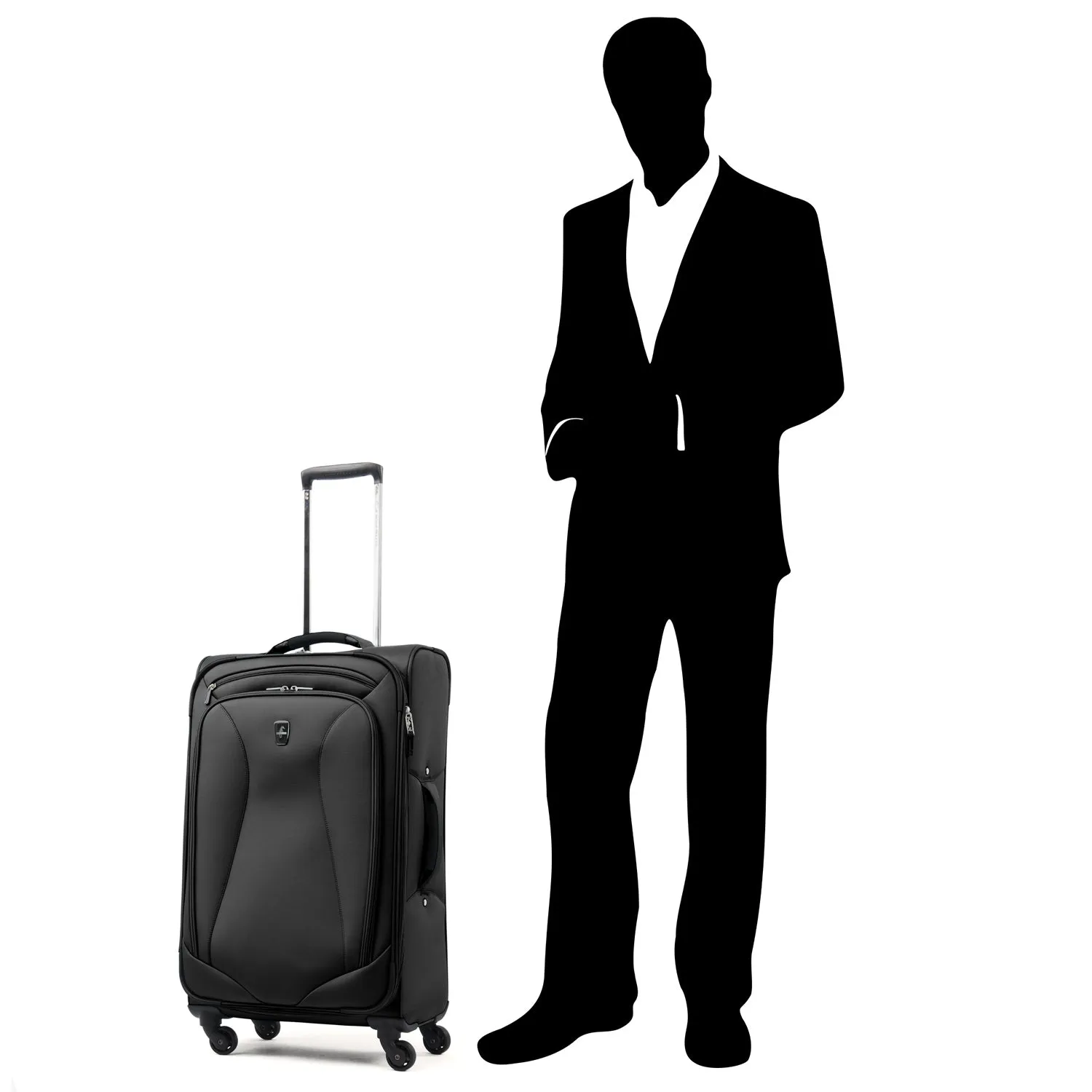 Atlantic® Ultra® Lite 4 | 25" Check-In Expandable Spinner Black