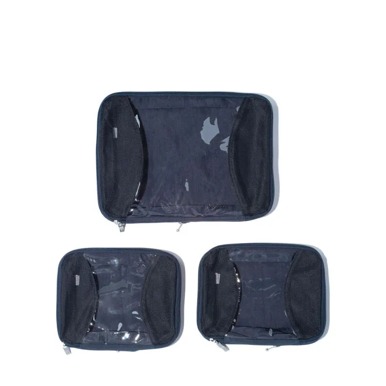 Baggallini 2 Medium & 1 Large Compression Packing Cube Set