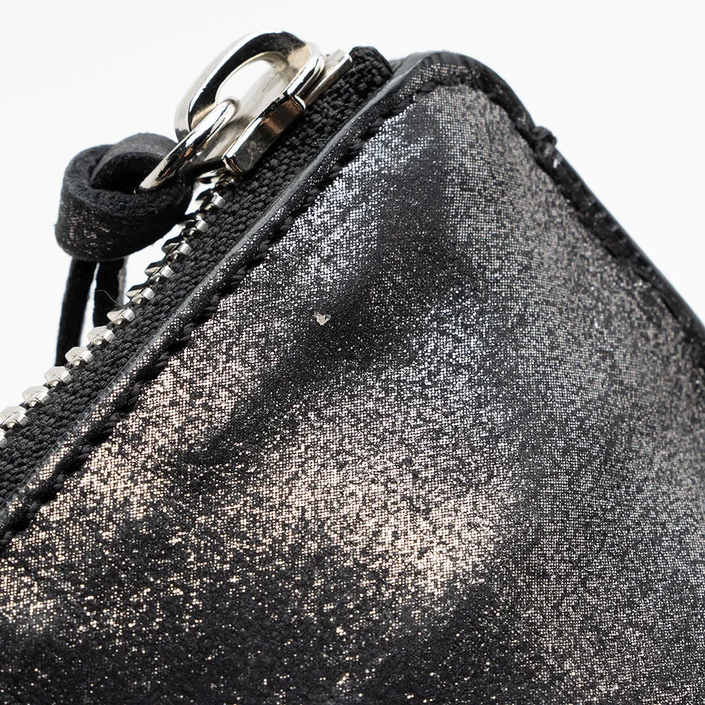 Balenciaga Metallic Calfskin Milky Way Papier Clutch (SHF-21705)