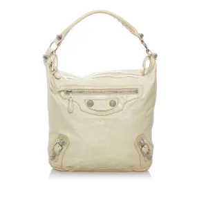 Balenciaga Motocross Classic Day Leather Shoulder Bag (SHG-29770)