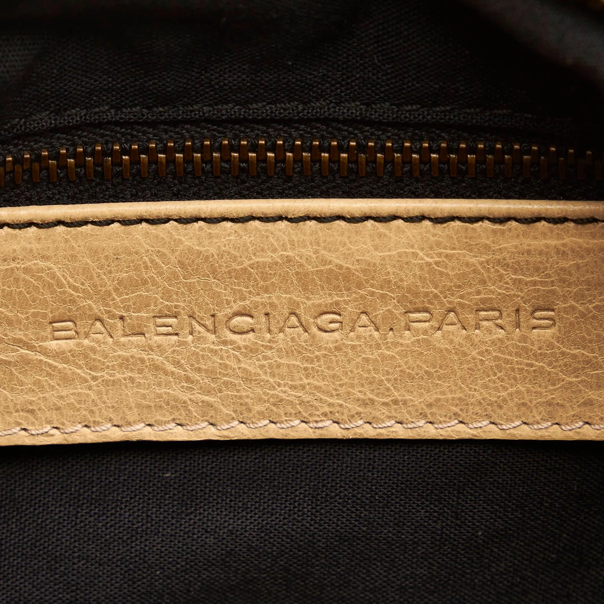Balenciaga Motocross Classic Town Lambskin Leather Satchel (SHG-33928)