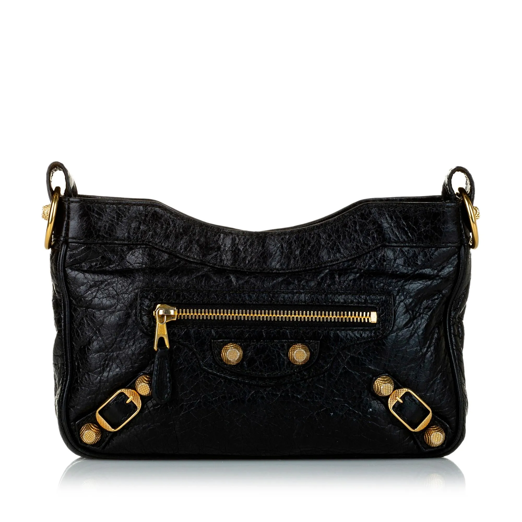 Balenciaga Motocross Hip Giant 21 Leather Crossbody Bag (SHG-32796)