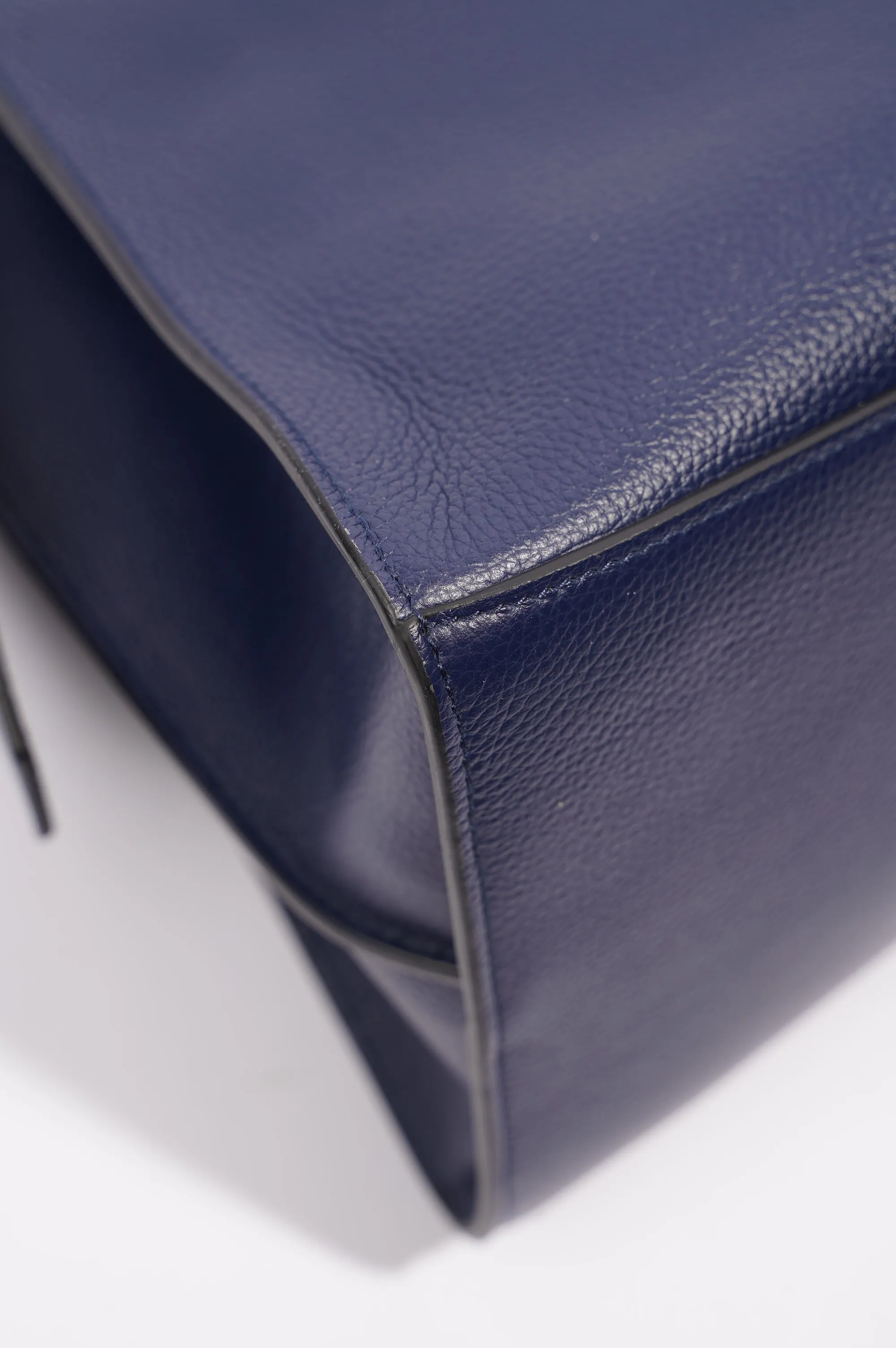 Balenciaga Womens Neo City Bag Navy Leather Medium