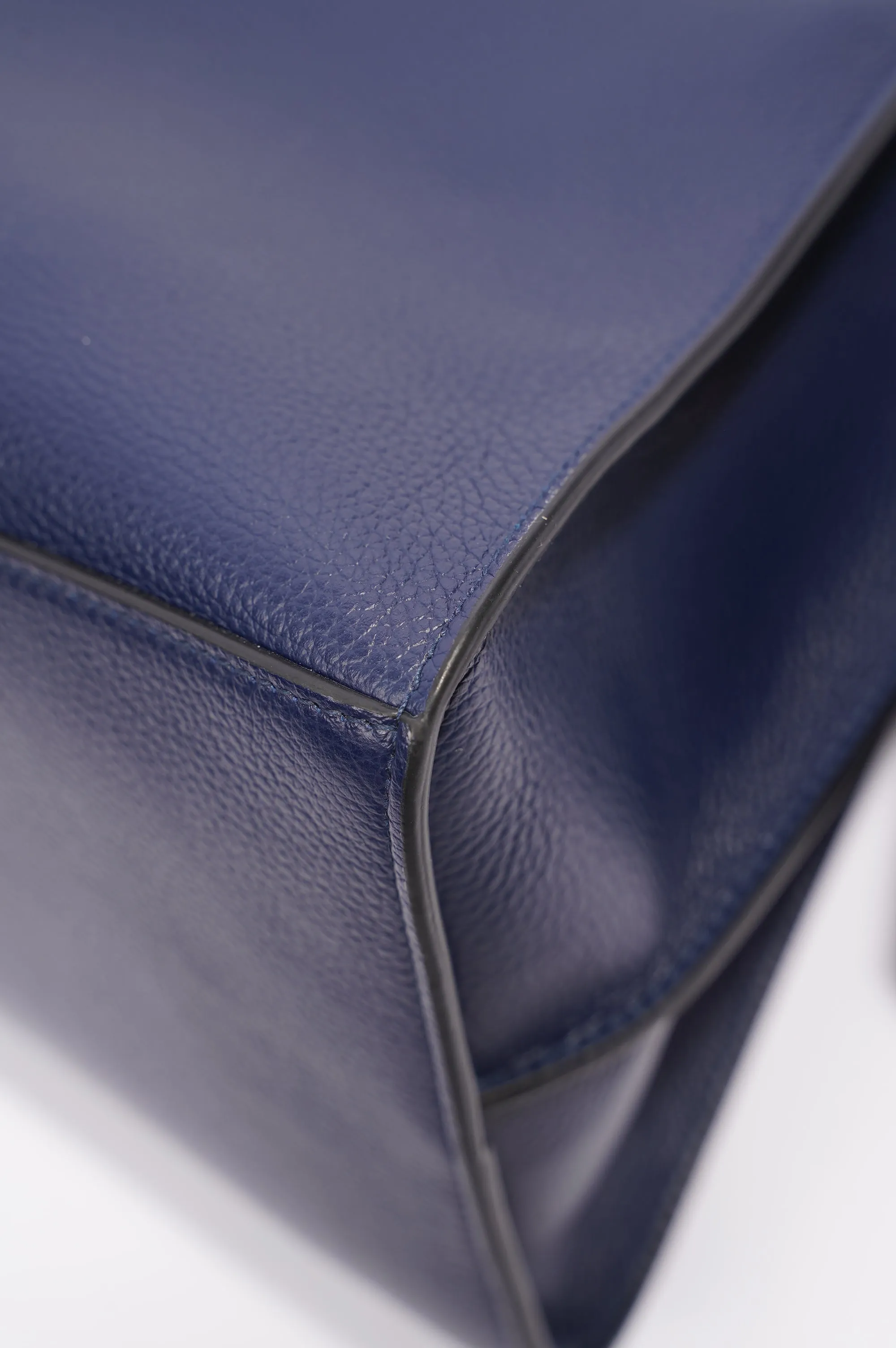 Balenciaga Womens Neo City Bag Navy Leather Medium