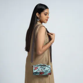Blue - DIY Round Sling Bag / Clutch With Changeable Sleeve