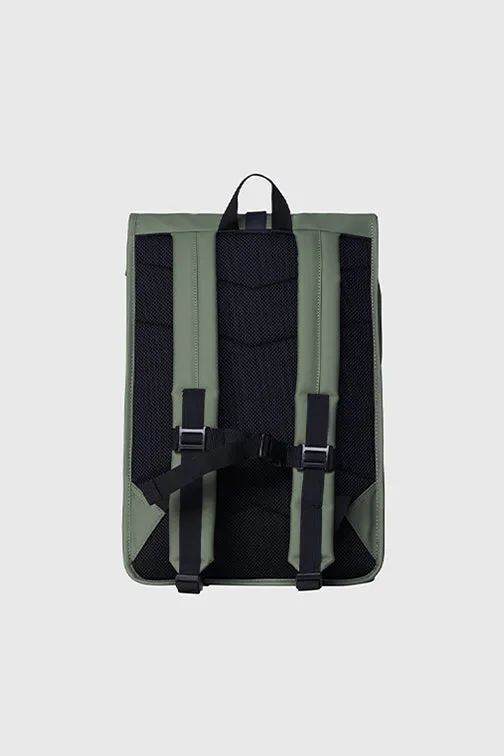 Buckle Rolltop Rucksack - Black