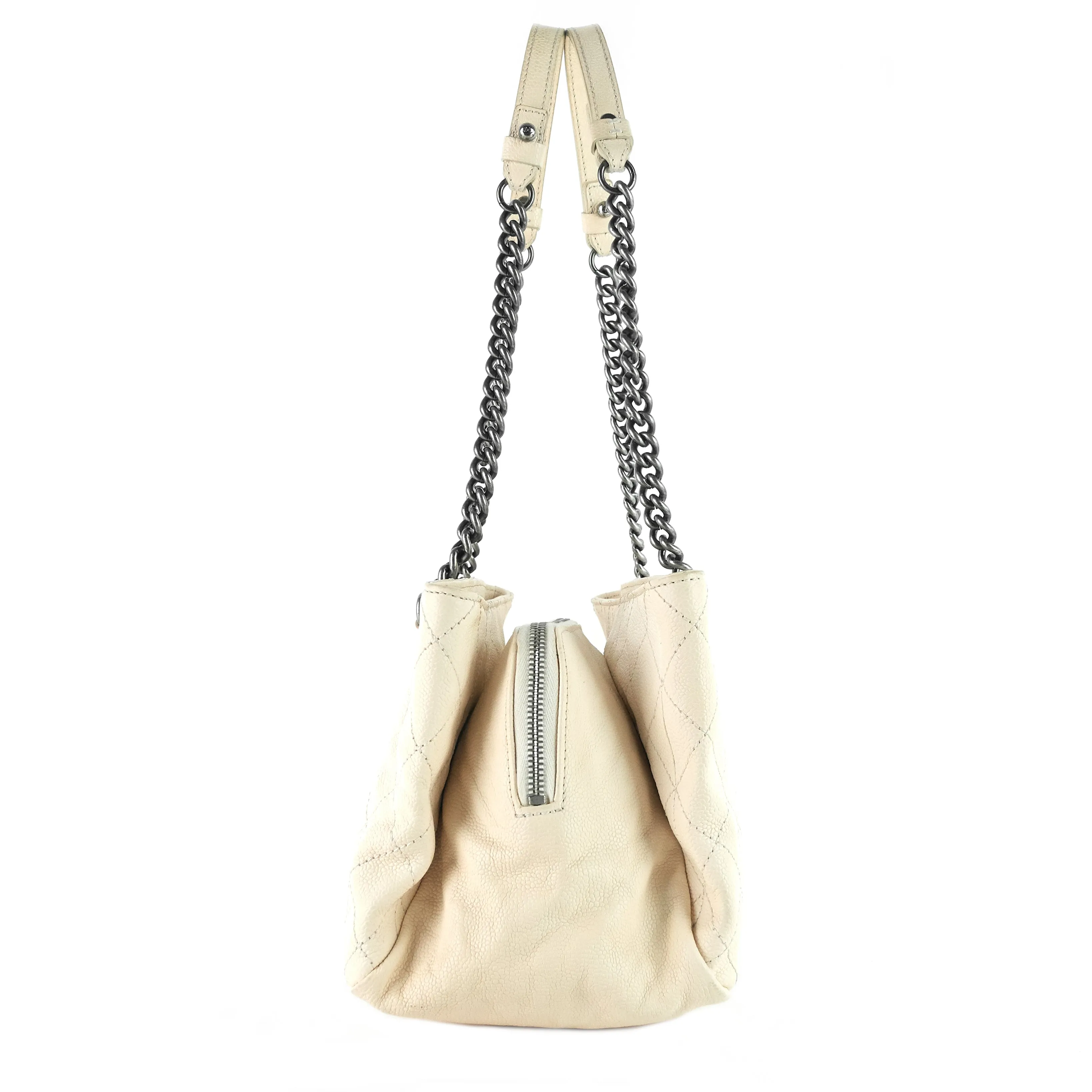 CHANEL Chic Small Matelasse Caviar Leather Tote Bag