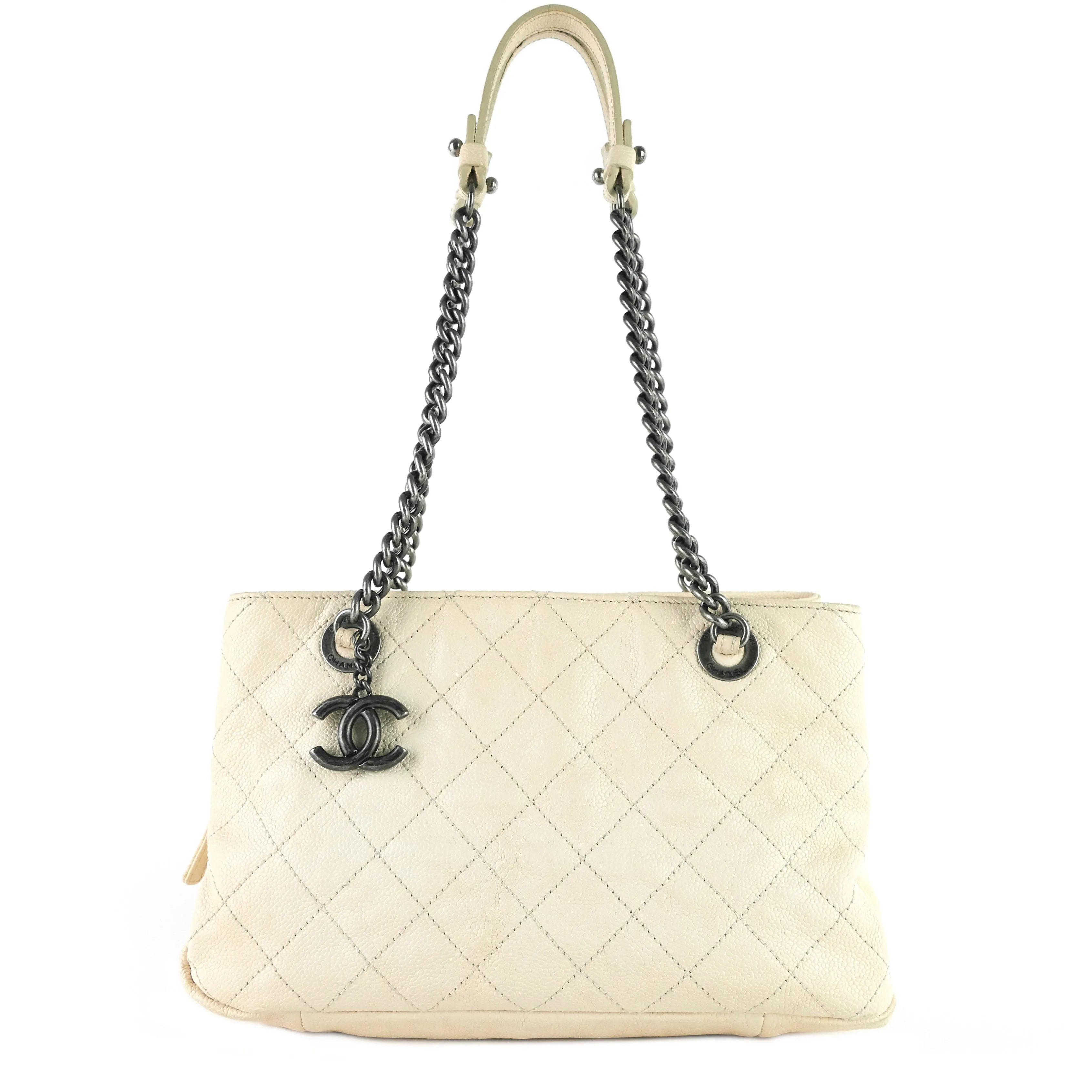 CHANEL Chic Small Matelasse Caviar Leather Tote Bag