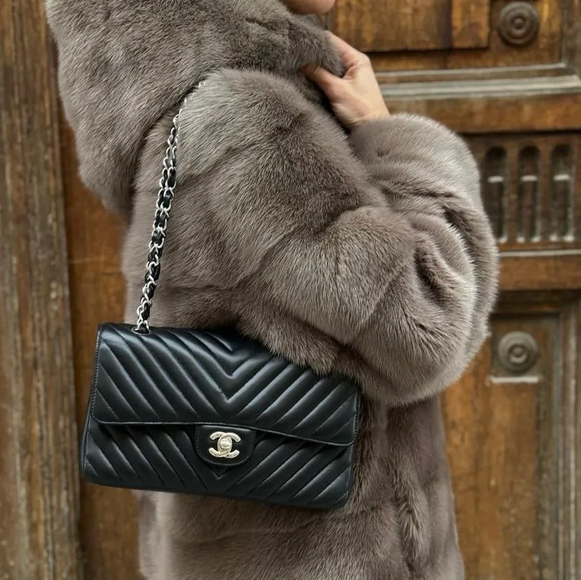 Chanel - Sac Timeless Chevron