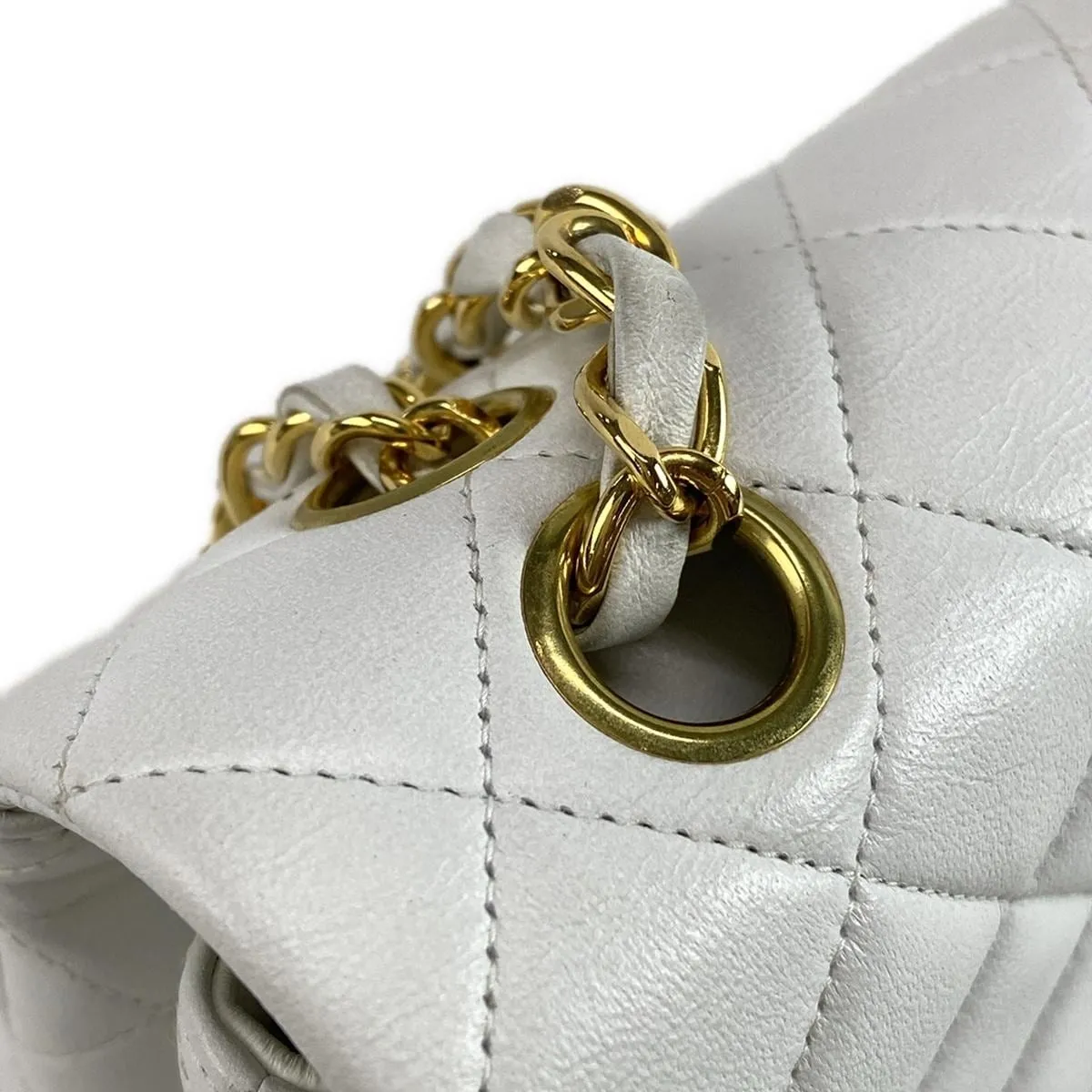 Chanel Small timeless white bag