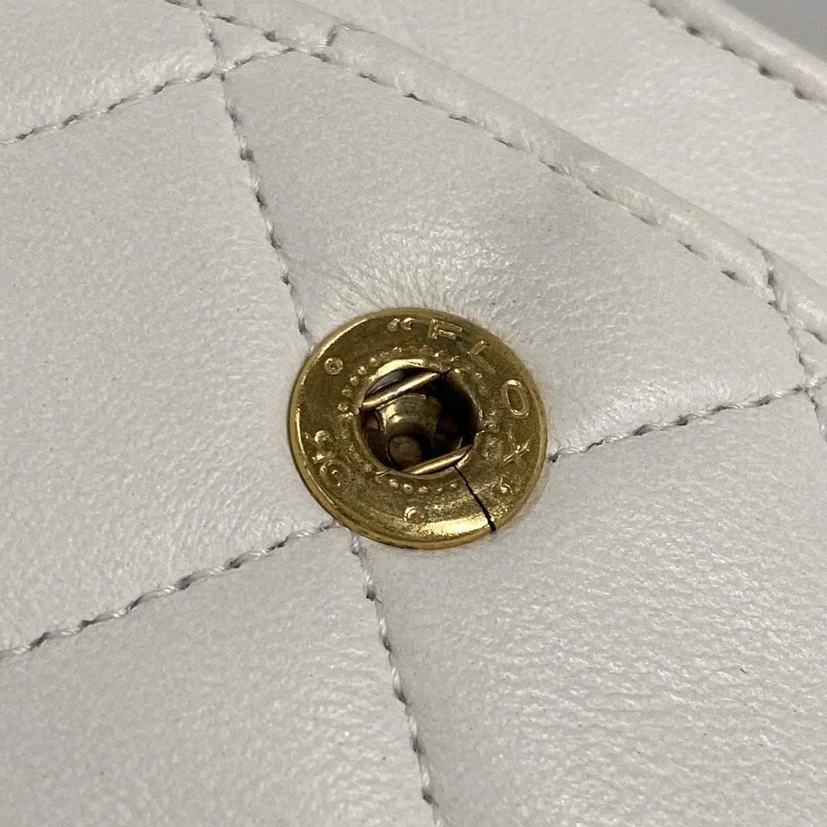 Chanel Small timeless white bag