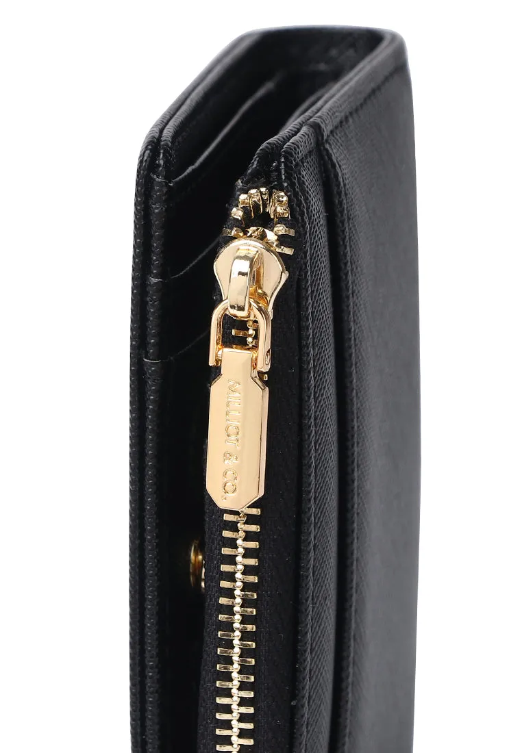 Chic Me Top Zip Mini Wallet (Black)