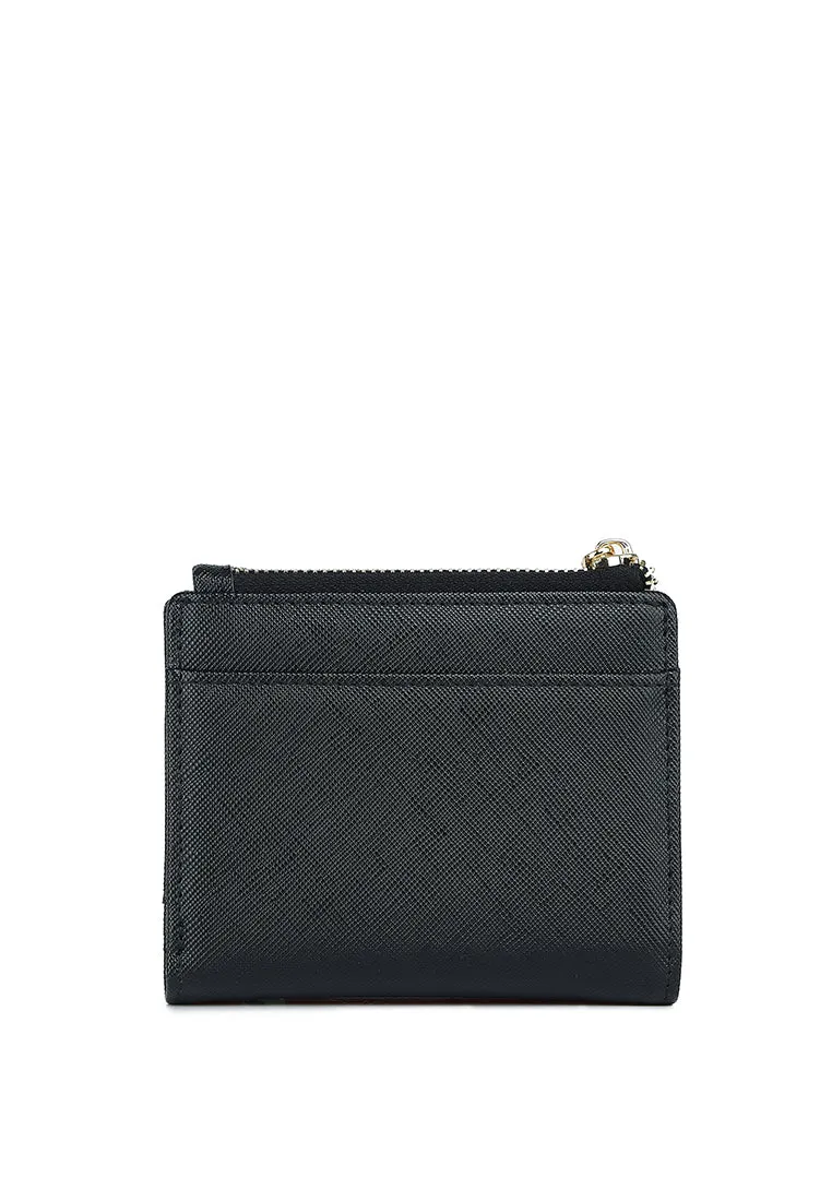 Chic Me Top Zip Mini Wallet (Black)