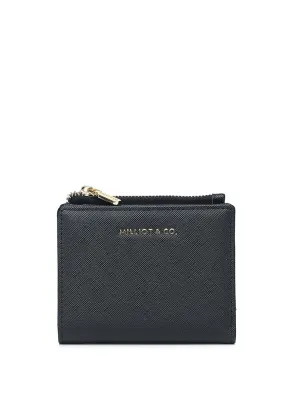Chic Me Top Zip Mini Wallet (Black)