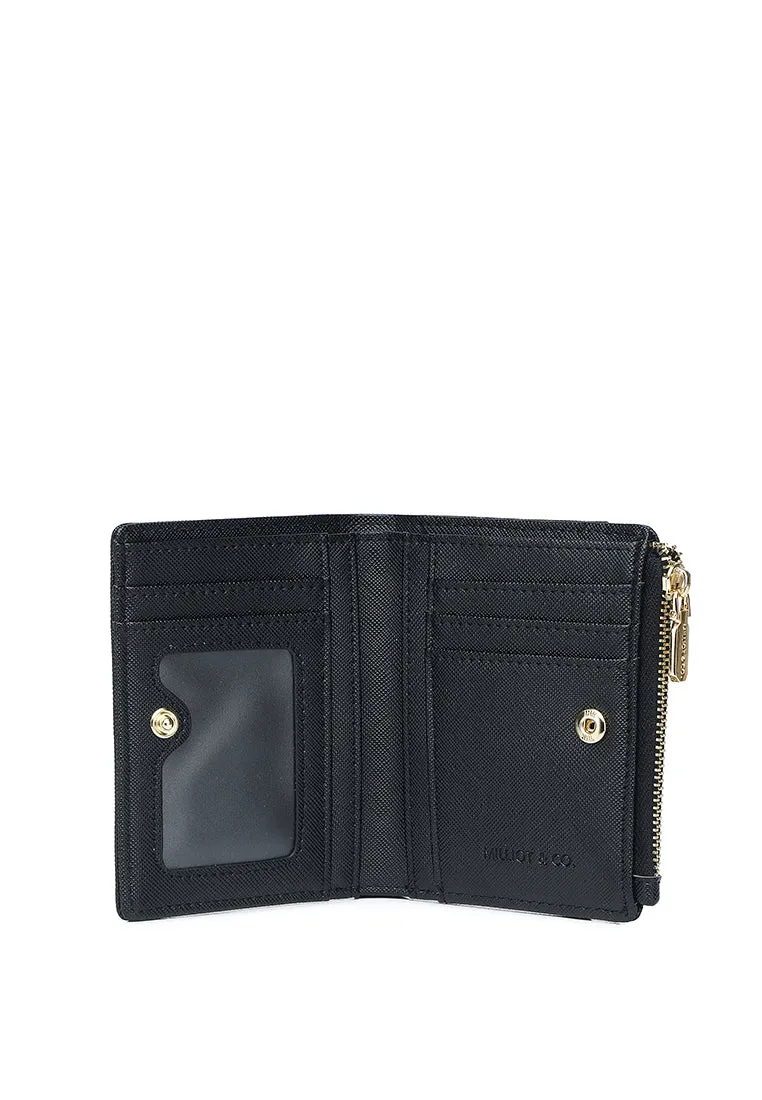 Chic Me Top Zip Mini Wallet (Black)