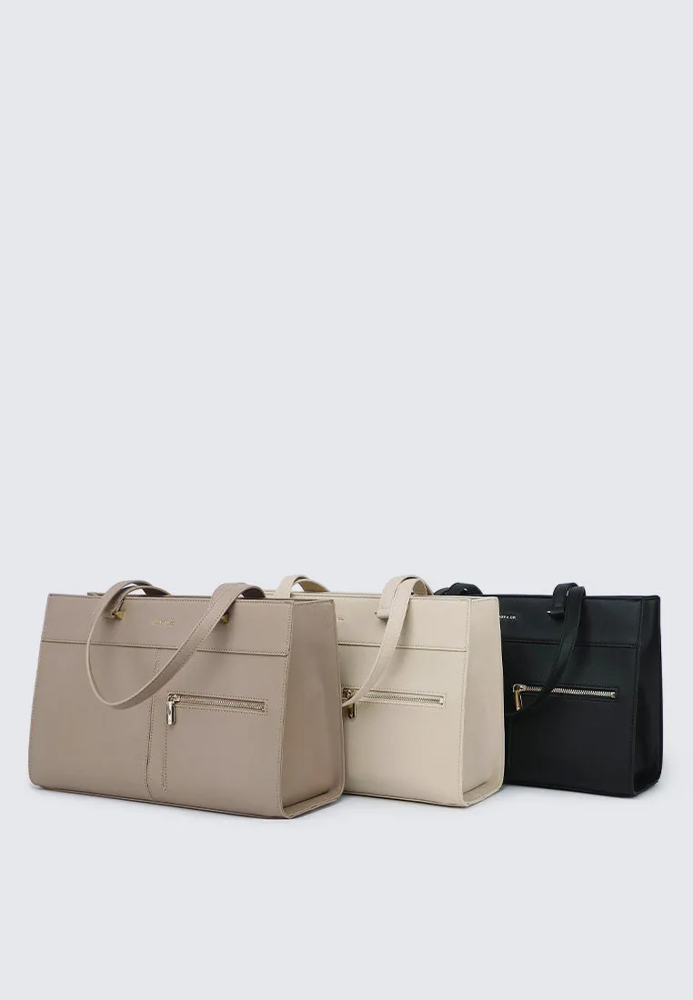 Cody Multi-compartment Tote Bag (Black)