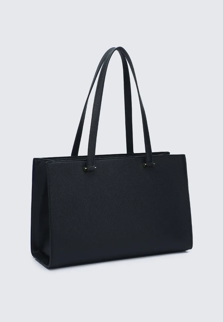 Cody Multi-compartment Tote Bag (Black)