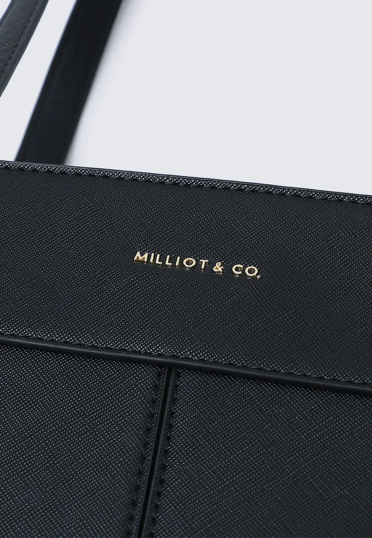 Cody Multi-compartment Tote Bag (Black)