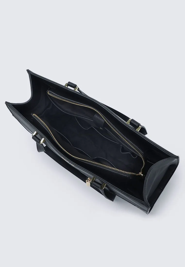 Cody Multi-compartment Tote Bag (Black)