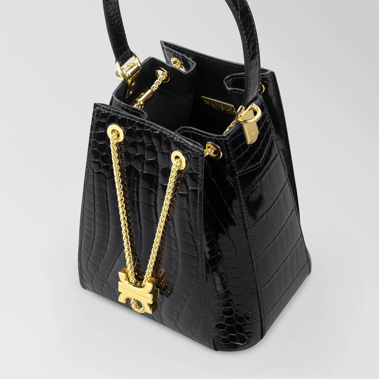 CREST LINK ORIGAMI BUCKET BAG