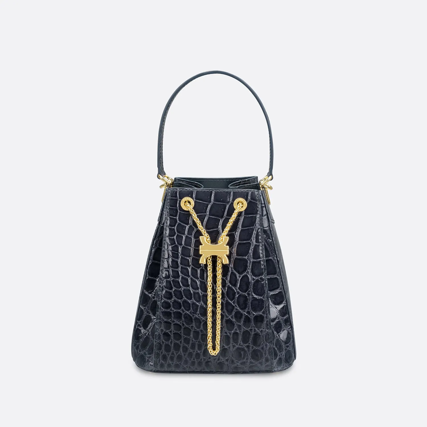 CREST LINK ORIGAMI BUCKET BAG