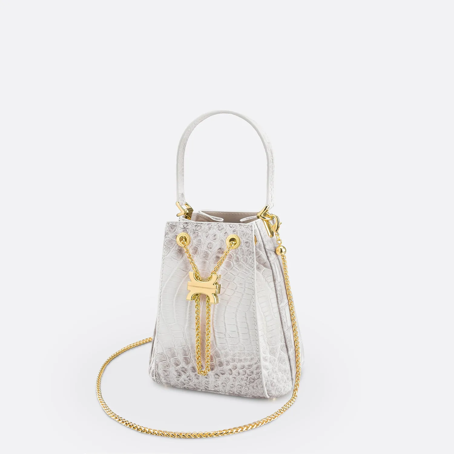 CREST LINK ORIGAMI BUCKET BAG
