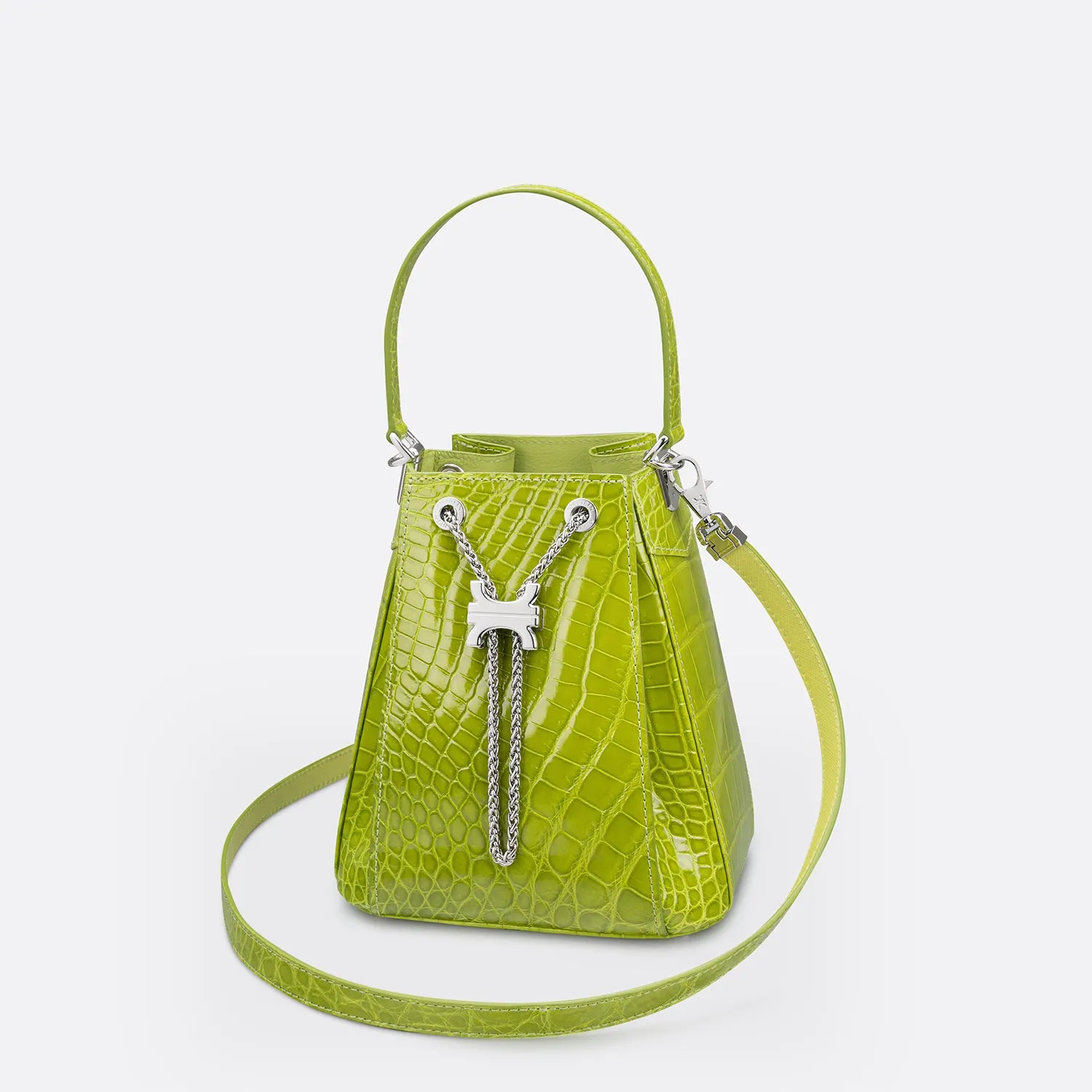 CREST LINK ORIGAMI BUCKET BAG