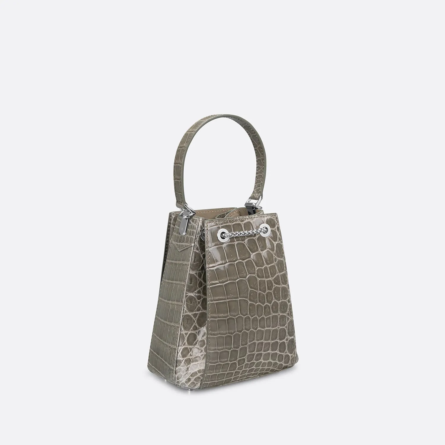 CREST LINK ORIGAMI BUCKET BAG