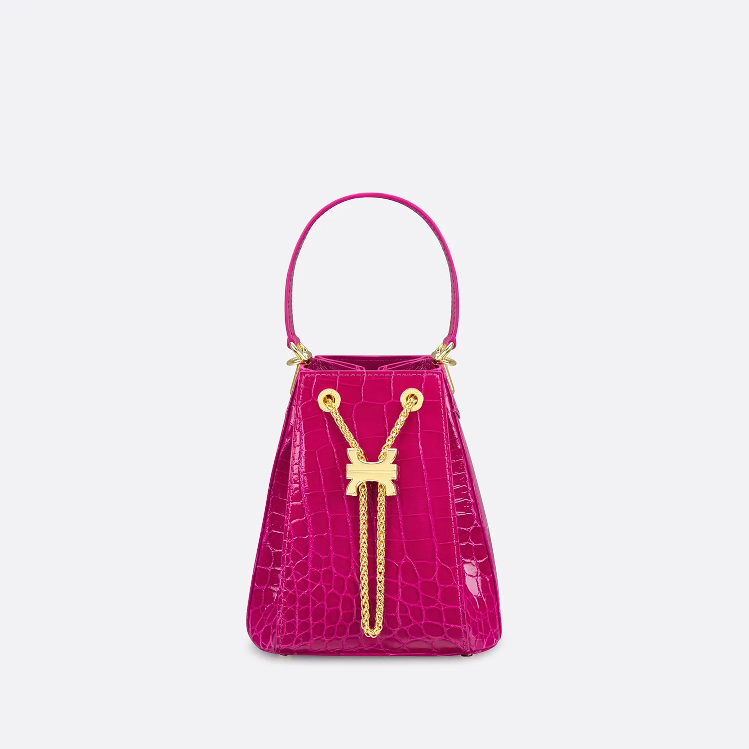 CREST LINK ORIGAMI BUCKET BAG