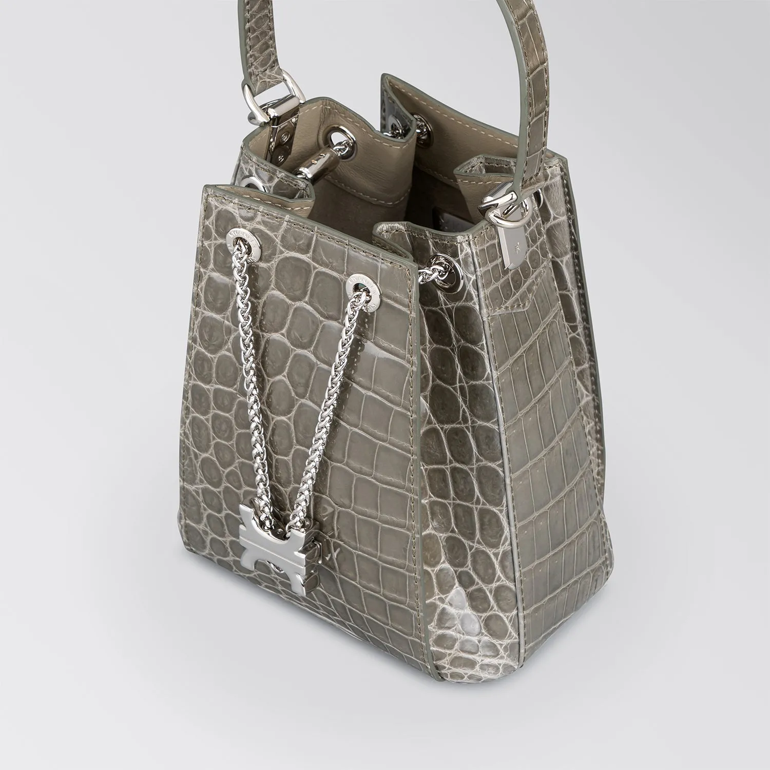 CREST LINK ORIGAMI BUCKET BAG