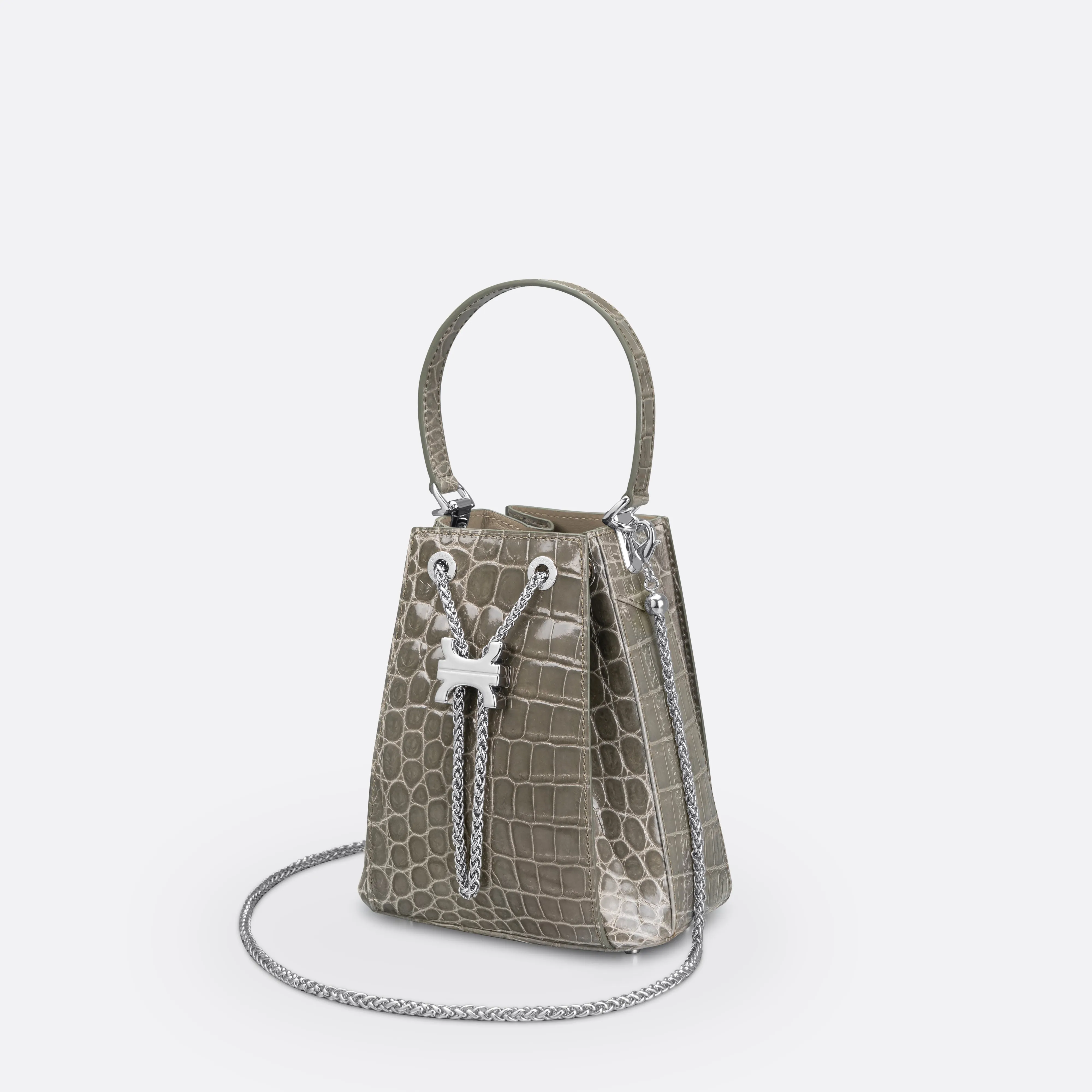 CREST LINK ORIGAMI BUCKET BAG