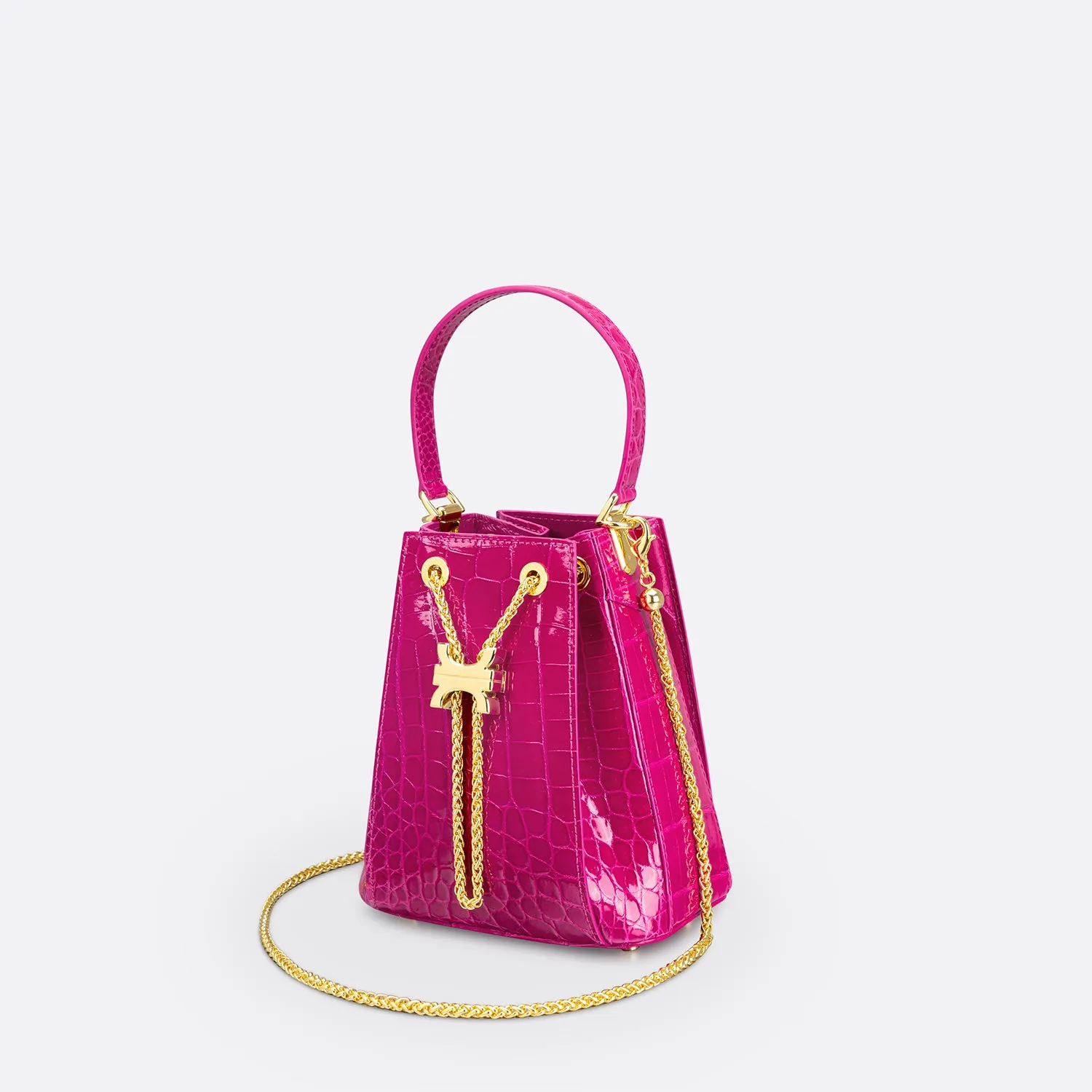 CREST LINK ORIGAMI BUCKET BAG