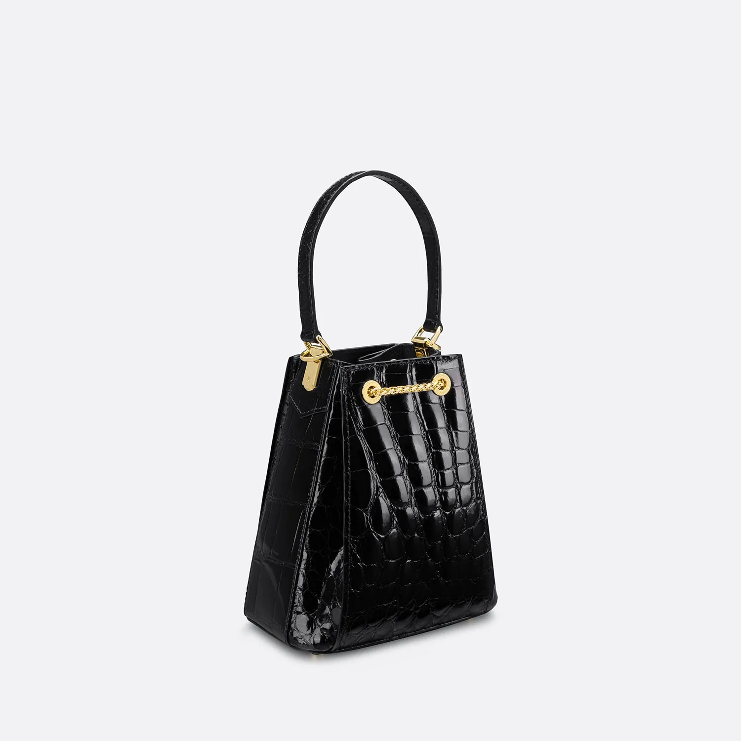 CREST LINK ORIGAMI BUCKET BAG