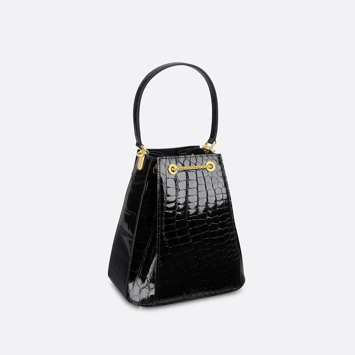 CREST LINK ORIGAMI BUCKET BAG