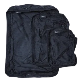 Cube Suitcase Packing Set Black