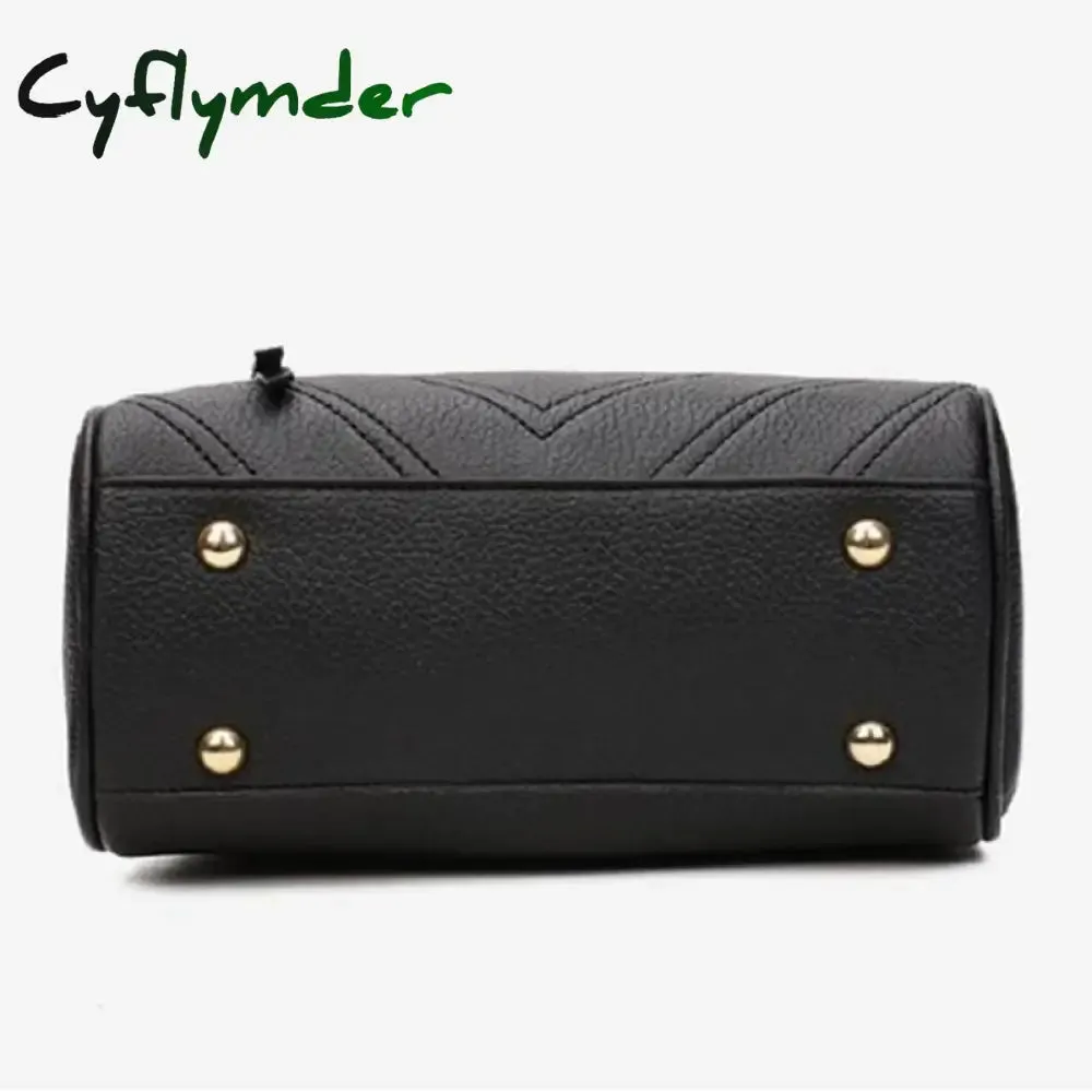 Cyflymder PU Leather Handbag For Women Girl Fashion Tassel Messenger Bags With Ball Bolsa Female Shoulder Bags Ladies Party Crossby Bag