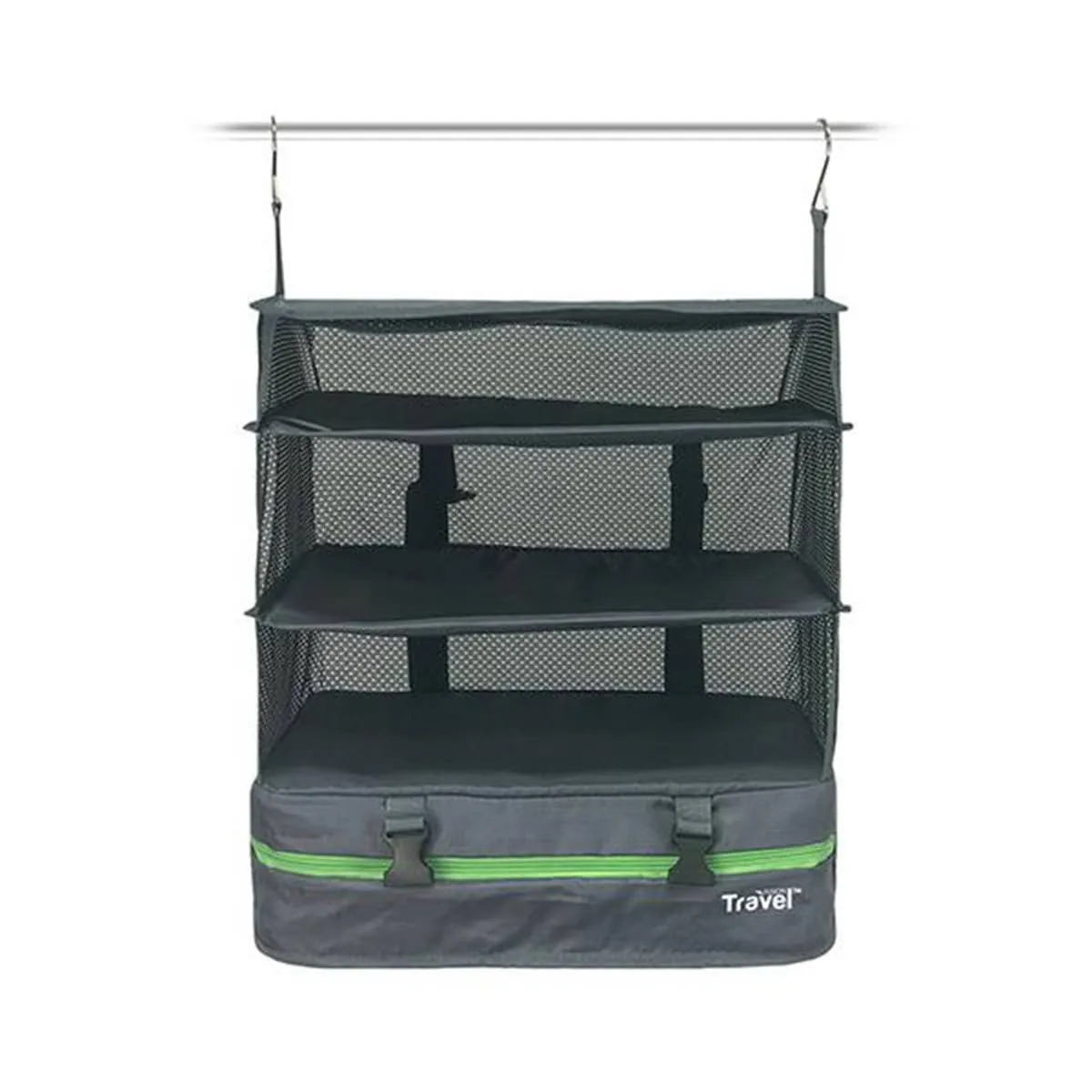 Dark Gray Large Stow N Go Hanging Travel Shelves