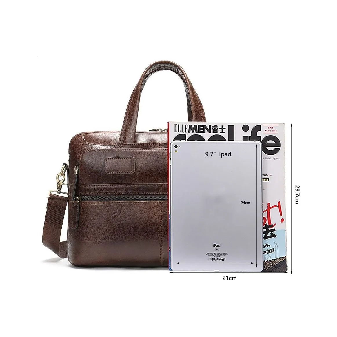 Diamoré Business Zip Briefcase