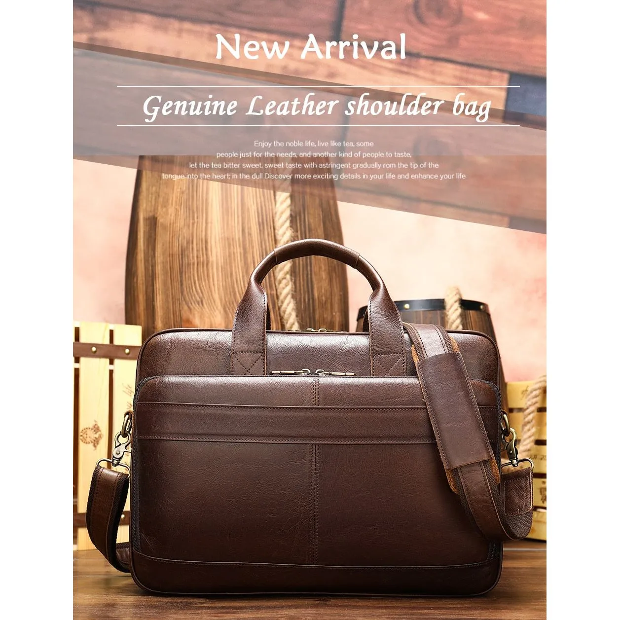 Diamoré Business Zip Briefcase