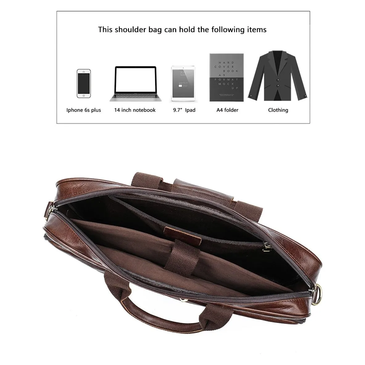 Diamoré Business Zip Briefcase
