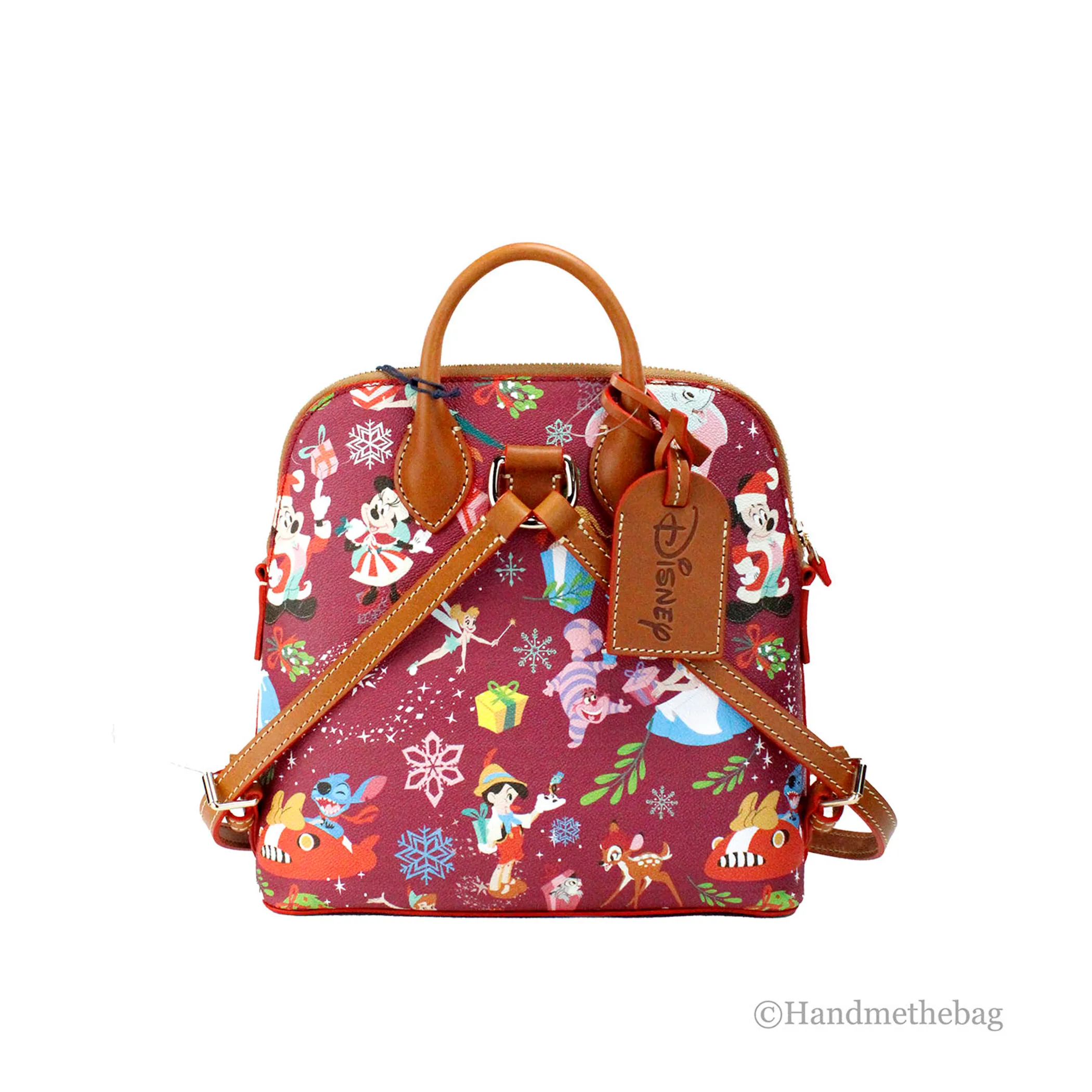 Dooney & Bourke Disney Classics Christmas Top Handle Backpack