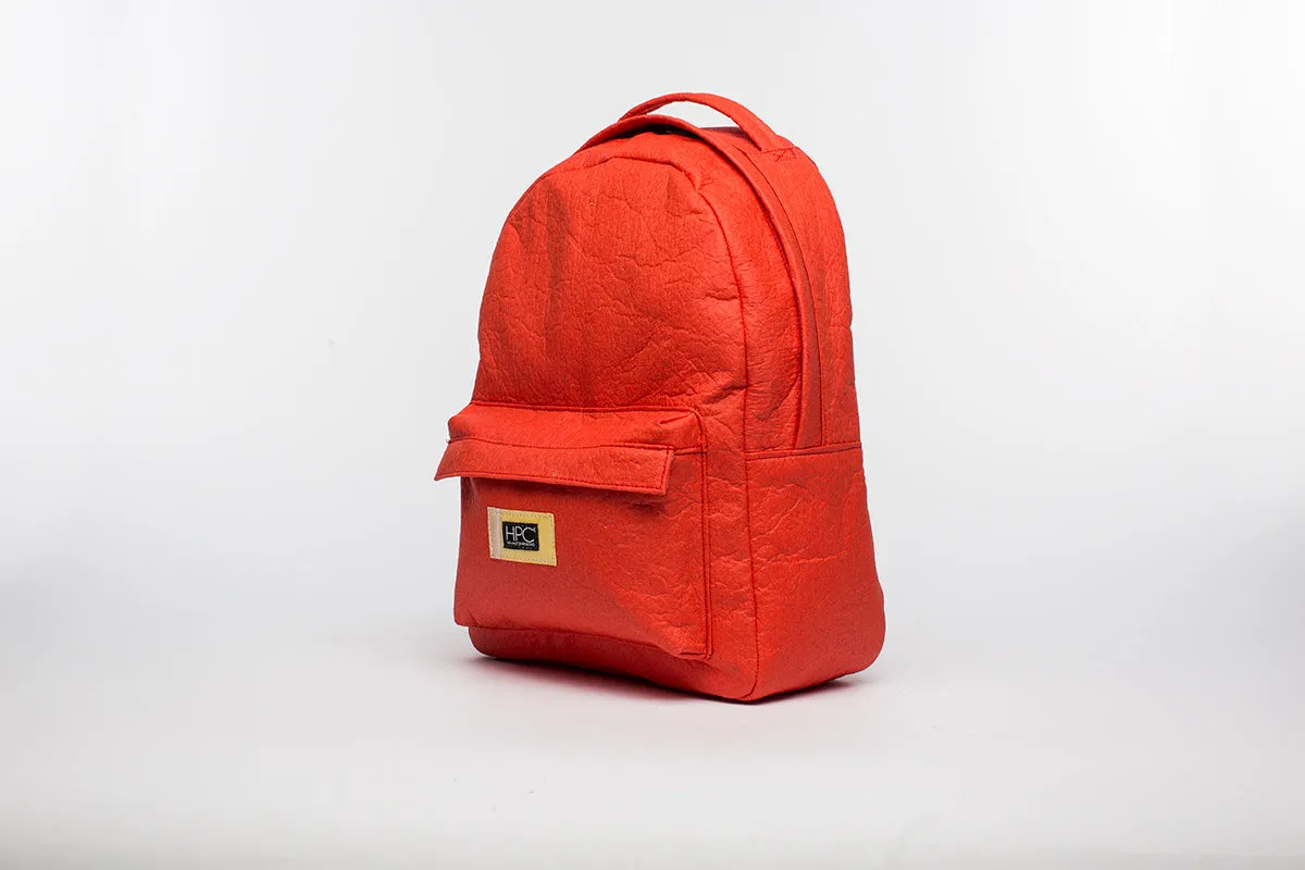 Earth Bag Standard, Red Pinatex (Upcycled Billboard Bags)