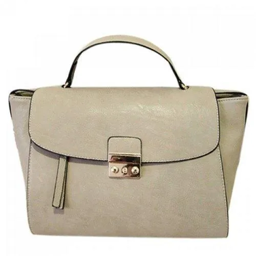 Elegant Solid Color and Hasp Design Women's Tote Bag - Gray