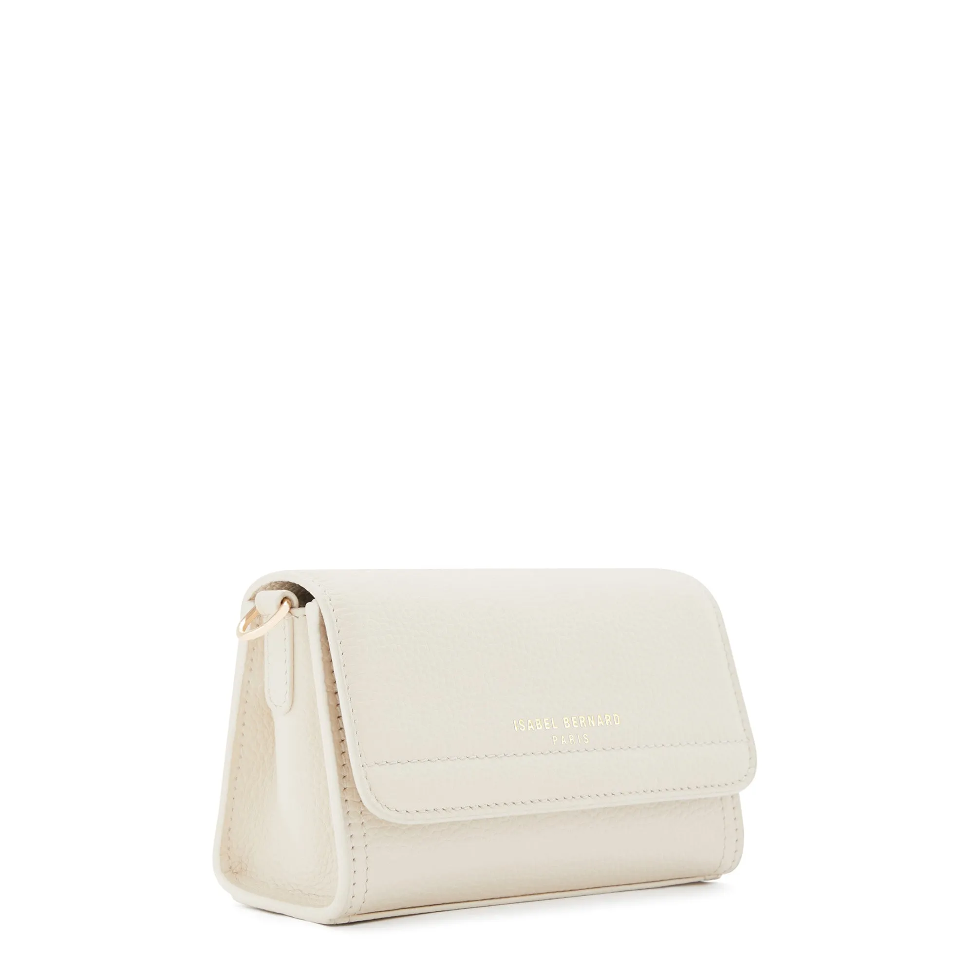 Femme Forte Kim cream calfskin leather crossbody bag
