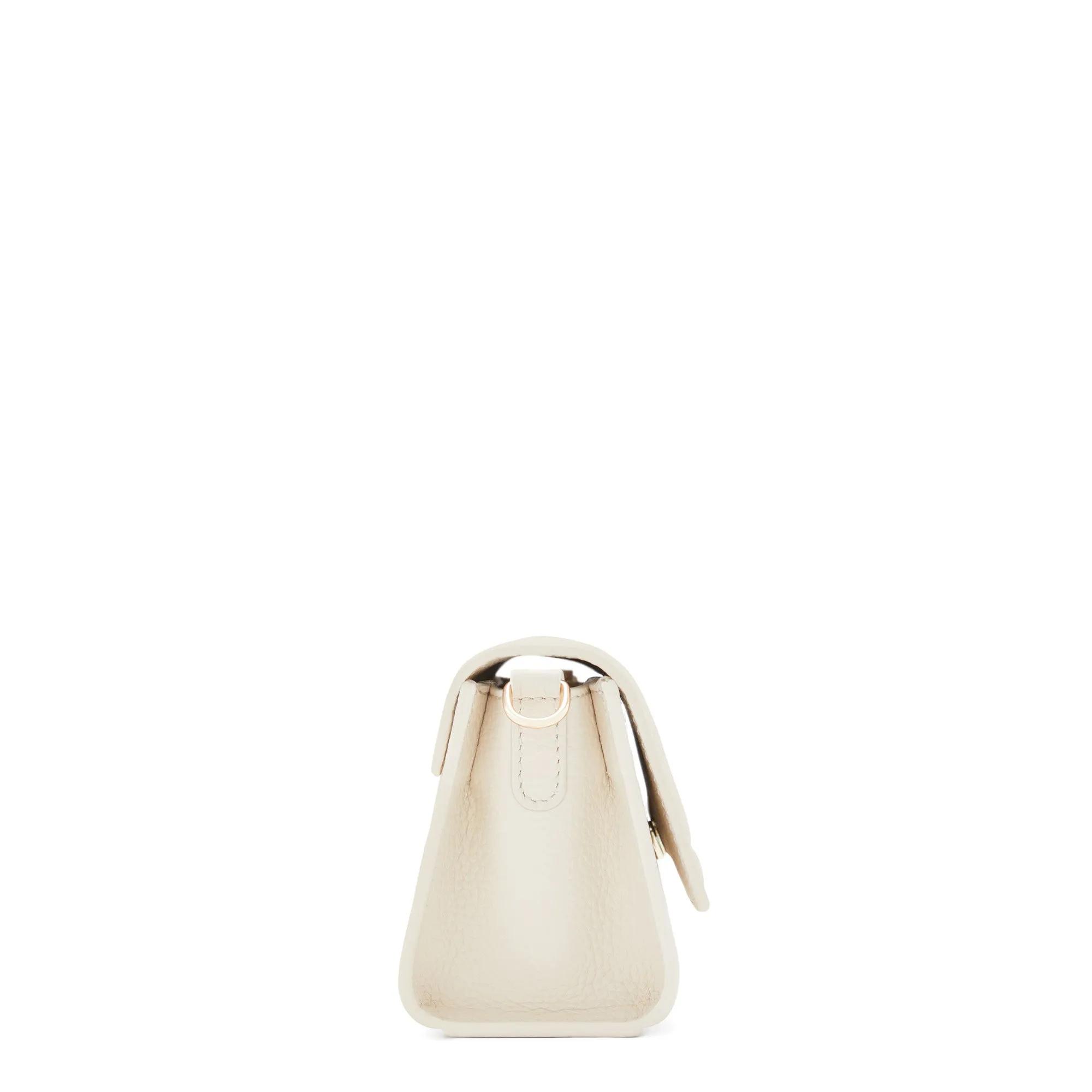 Femme Forte Kim cream calfskin leather crossbody bag