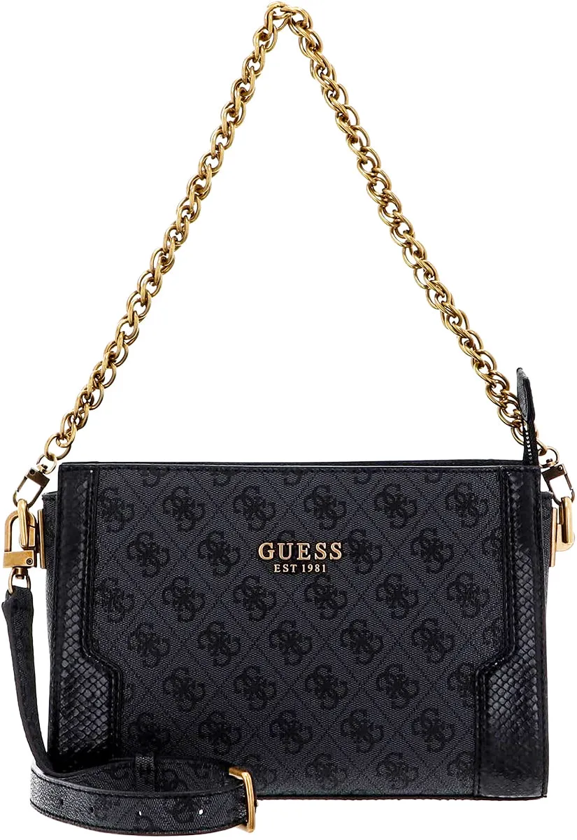 Guess Ajiona 4G Logo Mini In Coal For Women