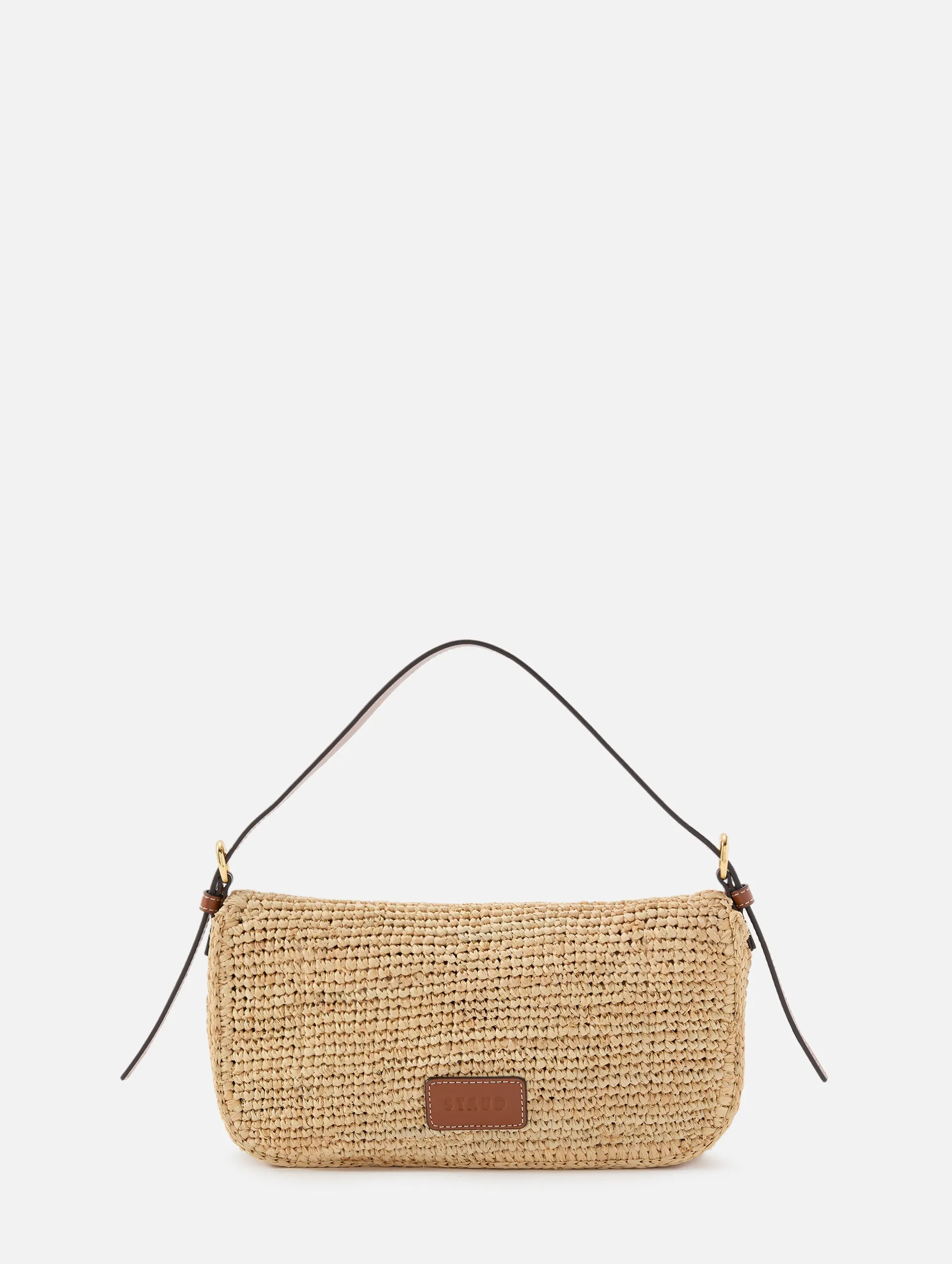 Harlow Raffia Shoulder Bag
